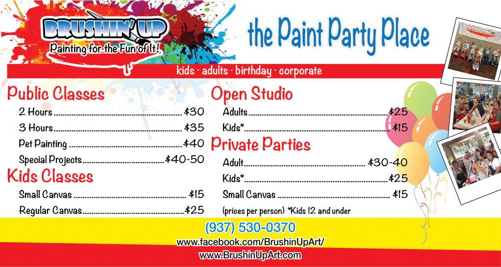 Private Paint Party – Brushin' Up